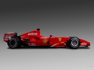 Снимка на Ferrari side от desktopmachine.com